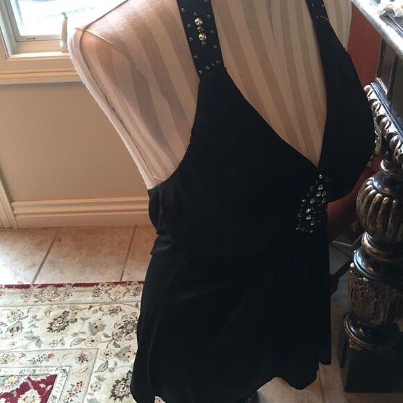 GORGEOUS CACHE Silk Lined Tank! - Picture 6 of 8